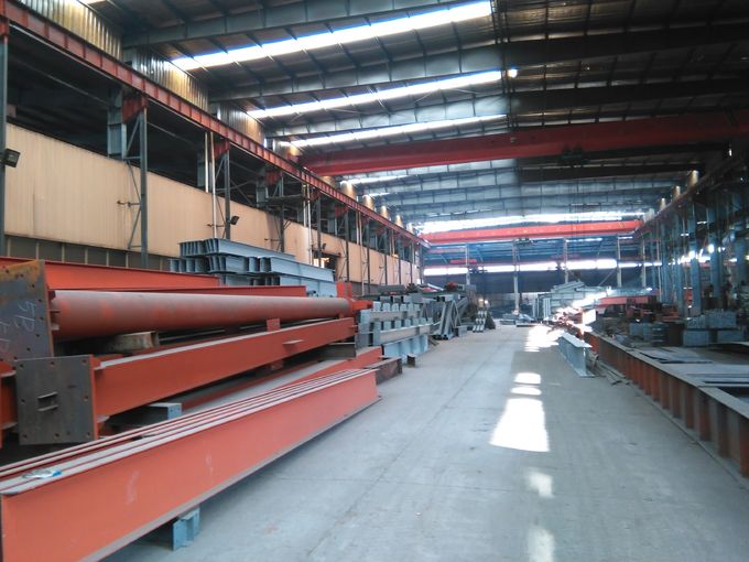 Hangar industriel incurvé par entrepôt préfabriqué d'acier de construction de toit 3
