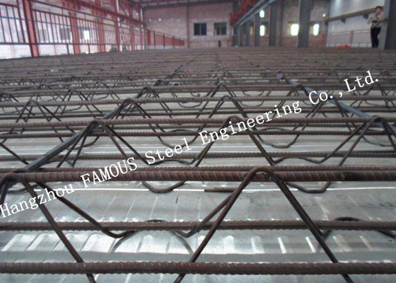 Chine 0.8 - la plate-forme de plancher ondulée en métal de 1.5mm a renforcé la fabrication de dalle de botte de barre d'acier fournisseur