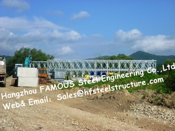 Chine Type HD200 pont à voie unique en acier de pont de Bailey d'installation facile galvanisé modulaire galvanisé fournisseur