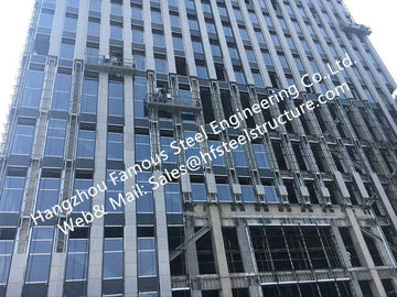 Chine Double/triple a isolé le système établi par bâton de glaçage structurel en verre d'unités de maçonnage de rideau en façade du feu fournisseur