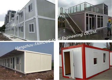 Chine La construction préfabriquée moderne vivante se pliante autoguide la maison intégrée modulaire de plancher de G +1 pour le bureau de camp de travail ou de site fournisseur