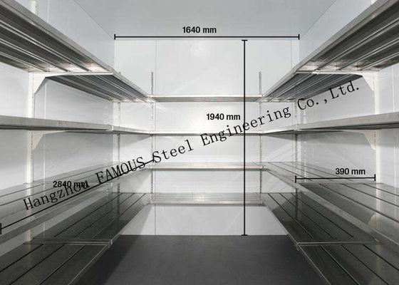 Chine Panneaux de chambre froide de polyuréthane de stockage de fruit avec l'unité de réfrigération fournisseur