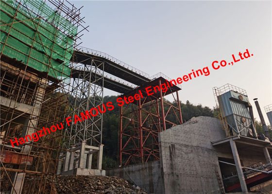 Chine Projet de mine transportant les bâtiments en acier industriels de fabrication de Gallary de convoyeur à bande de couloir fournisseur