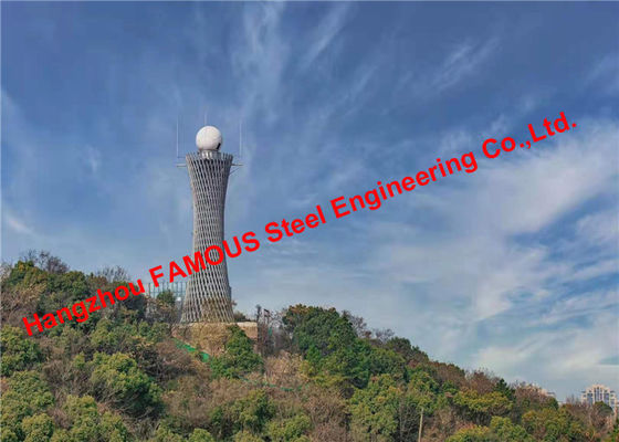 Chine La haute précision adaptée aux besoins du client a préfabriqué la fabrication de tour de temps de radar de structure métallique fournisseur