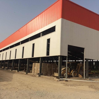 Chine Fabrication faite sur commande de construction d'entrepôt de structure métallique d'atelier de construction préfabriquée de preuve de tremblement fournisseur