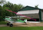 Hydraulique porte d'avion de Bi de pli de hangar de porte de solution de panneau simple en acier vertical de lumière fournisseur