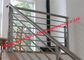 Le tuyau supérieur de rond ou de rectangle lissent corrosion de balustrade d'escalier d'acier inoxydable de 800MM l'anti fournisseur