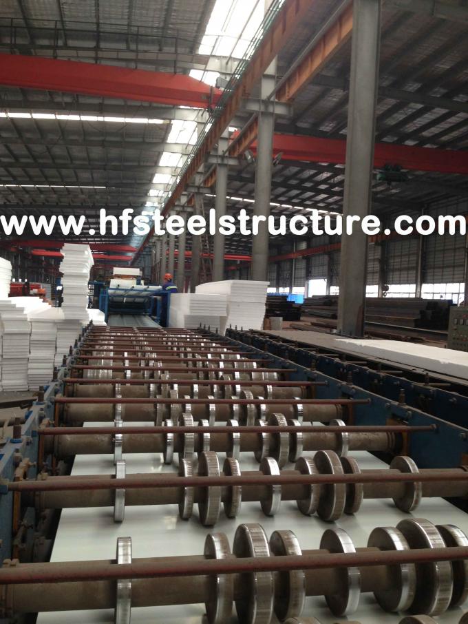 Feuilles industrielles de toiture en métal pour le mur du bâtiment d'usine d'atelier de hangar d'acier 10