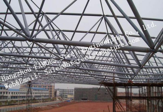 Construction métallique en acier en métal de fabrication en acier à plusiers étages structurelle industrielle de bâtiment 0