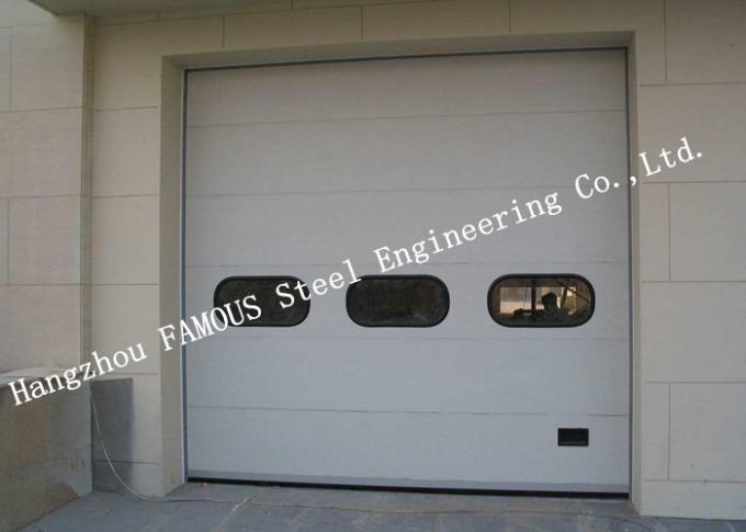 Les portes industrielles à grande vitesse de garage soulèvent la porte de volet de rouleau avec la porte piétonnière 0