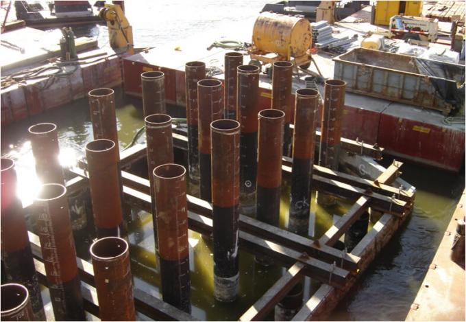 Le revêtement standard soudé en spirale d'empilage de tuyau du tuyau d'acier En10025 S355 S275 a soudé 3