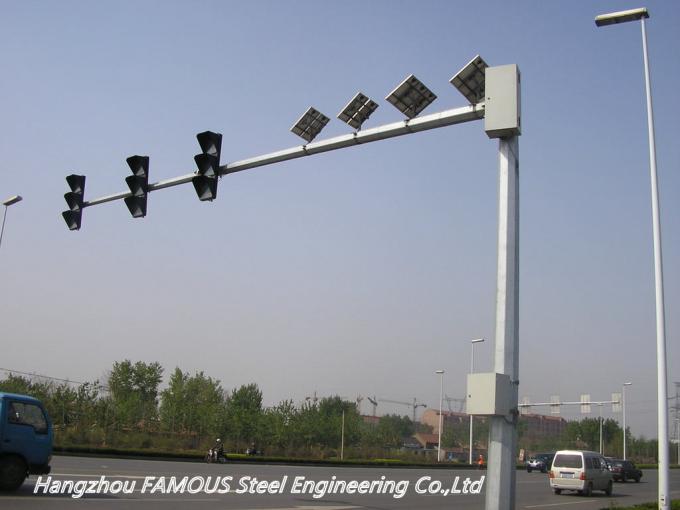 Structure du panneau routier Q345 pour des systèmes de contrôle et des caméras du trafic 3
