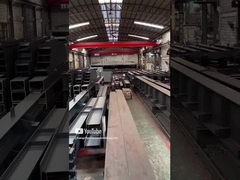 H structure en acier soudé par poutre Fabrication grue piste poutre laminée à chaud