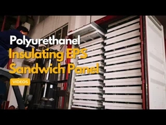 Plaque de toiture en acier ondulé Plaques de toiture en métal Panneau sandwich EPS PU Laine de roche