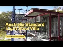 Maison modulaire Villa en acier léger de luxe moderne préfabriquée