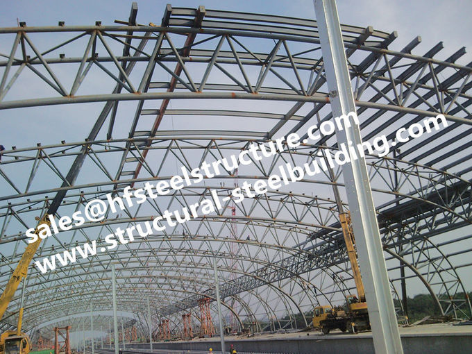 Bâtiments à colonnes de structure métallique de poutre en double T, constructeur d'acier de construction 0